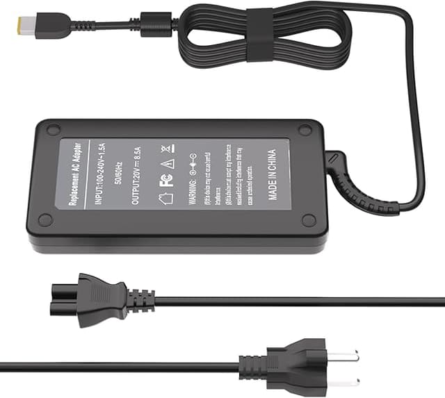 Vanzer 170W AC Charger Fit for Lenovo Thinkpad T15p T15g P15v P16v P15 P16 P17 Gen 3 2 1 P50 P51 P52 P53 P70 P71 P73 P1 Gen 6 5 4 3 2 1 W540 W541 Power Adapter