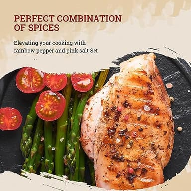 52USA Rainbow Peppercorn Blend 12oz + Himalayan Pink Salt Coarse 2 lb (Pack of 2), Kosher, Packed to Keep Pepper Fresh, Salt and Peppercorns for Grinder Refill - Image 4