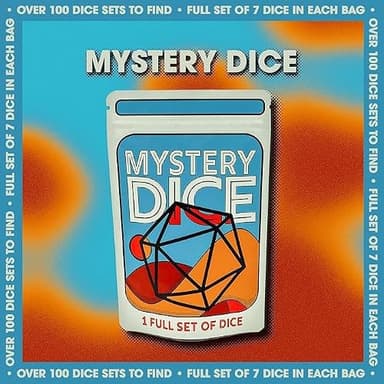 1985 Games Mystery Dice, DND Dice Set of 7 Polyhedral Dice, Wide Range of Patterns, Gaming Dice, Suitable for Role Playing, Table Games (Mystery Pack of 1) - Image 7