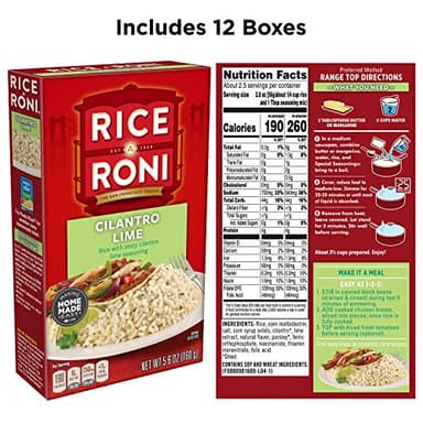 Rice-A-Roni Cilantro Lime, 5.6oz,12 Count - Image 2