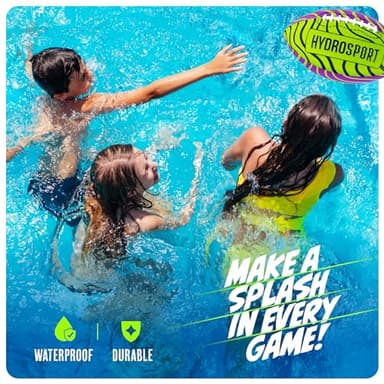 Water Football for Pool, Beach, Lake - Waterproof Pools Toys for Kids Ages 8-12 - Boys Gift - Swimming Balls Sports - Family Games - Teens Boys & Adults Fun - Outdoor Accessories - Birthday Gifts - Image 4