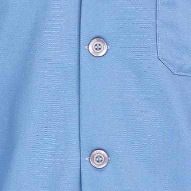 Bulwark FR-KEL2LB RG Men's FR Lab Coat, Light Blue, Small - Image 5