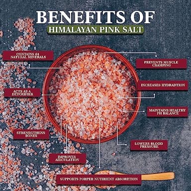 Himalayan Chef Himalayan Pink Salt 80oz (2.26kg), Non-GMO, Kosher, Coarse Grain, Nutrient and Mineral Dense for Health, Gourmet Pure Crystal Pink Salt for Grinder - Image 7