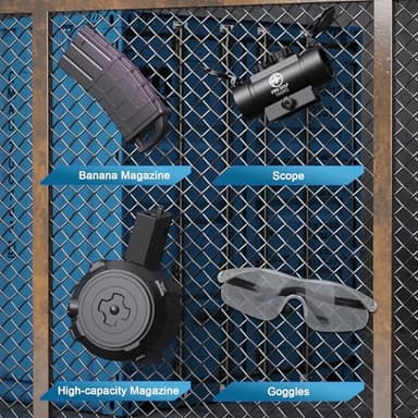 Dulsaera Automatic Blaster, Electric Blaster with Goggles, Fun Shooting Games, Age 18+, Green - Image 5