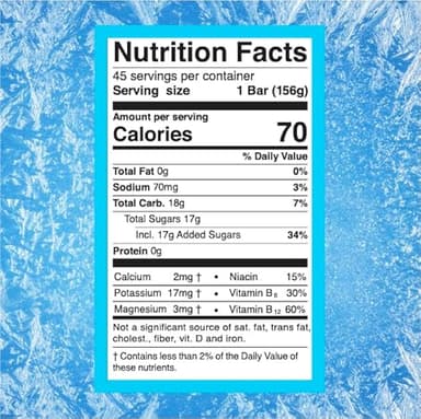 Pure Kick Freezer Bars, 5.5 oz, Hydrating Ice Pops, Naturally Flavored with Other Natural Flavors, Berry and Fruit Punch, 45 Count - Image 2