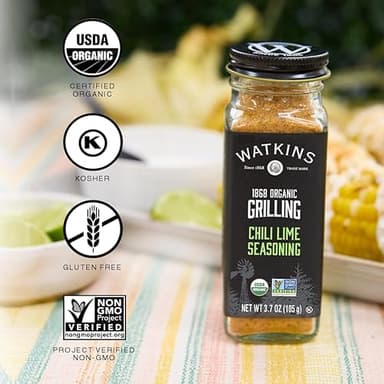 Watkins 1868 Organic Grilling Chili Lime Seasoning, 3.7 oz (Pack of 1) - Image 4