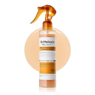 Dr.Melaxin Body Keratin Care Kojic Acid Turmeric Spray Gently Exfoliating Peeling Solution Korean Skincare All Skin Types 200ml - Image 1