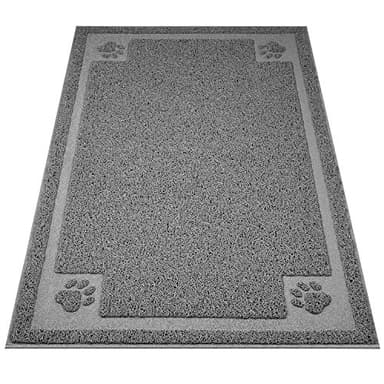 UPSKY Large Cat Litter Mat Trapper 35"×23" Traps Litter from Box and Paws Scatter Control for Litter Box Soft on Sensitive Kitty Paws Easy to Clean - Image 1