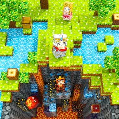 IGIVI Magnetic Blocks - Build Mine Magnet World Lava Valley Set, 1" Magnetic Cube Building Toys for Kids Ages 3+, Montessori Sensory Toys for Toddlers, Creative Game Themed Toy Gifts for Boys & Girls - Image 3