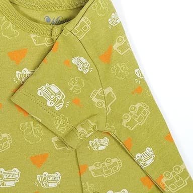 Minicoco 3-Pack 100% Cotton Baby Boy Rompers,0-24Months Short Sleeve Toddler Romper,Breathable Spring/Summer Clothes - Image 5