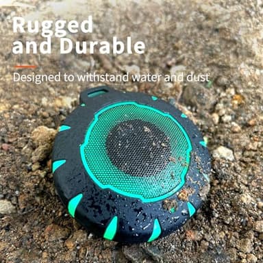 HEYSONG Waterproof Shower Bluetooth Speaker, Durable & Portable with Clear Sound, Ideal for Shower, Pool, Beach & Kayaking – Great Gift for All Ages - Image 2