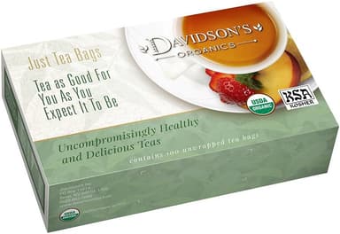 Davidson's Organics, Decaffeinated Green, 100-count Unwrapped Tea Bags - Image 2