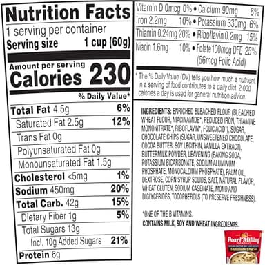 Pearl Milling Company Pancake Cups, Chocolate Chip, 2.11oz Cups (12 Pack) - Image 2