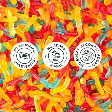 SmartSweets Gummy Worms Low Sugar Gummy Candy: 1.8oz (Pack of 14), No Artificial Sweeteners, Plant-Based, Gluten-Free, Healthy Snack for Kids & Adults - Image 5