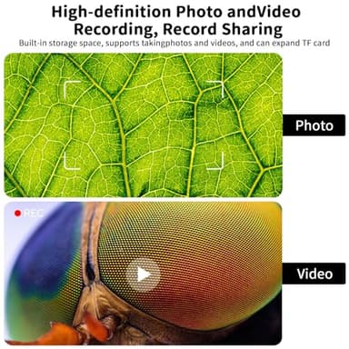 Crspexil Microscope, Digital Microscope,Holding Magnifying Glasses，2’’ IPS,2 MP,4 Zoom Buttons,1000x Magnification,Observe Circuit Boards/Plants/Coins/Hair/Insects,Christmas,Birthday,Edu Gifts. - Image 6