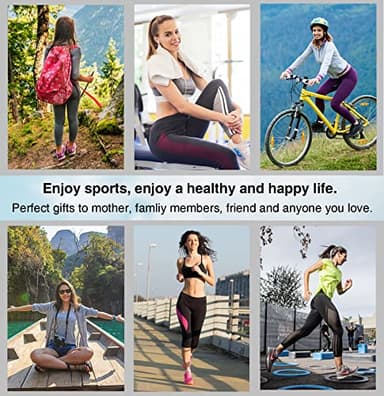 suaskk Womens Athletic Cushioned Anti-Blister Comfort Running Ankle Socks 5 Pairs - Image 7