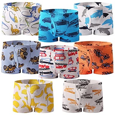 Taxzode Boys'Boxer Briefs 8-piece set-2-3T 3-4T 4-5T 5-6years 7-8years 4-5T - Image 2