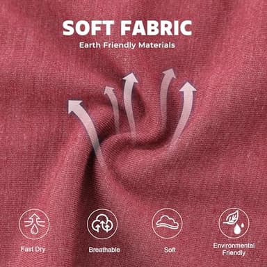 BAMBOO COOL Moisture-Wicking Soft Men's Underwear Boxer Briefs for Men With Open Fly Pouch (6 pack) L - Image 4