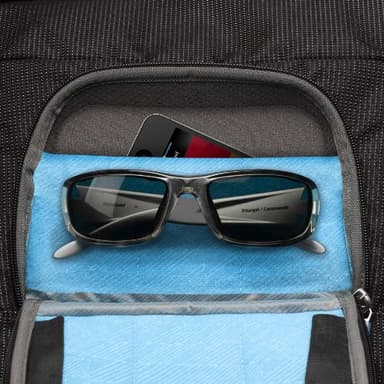 Thule Crossover 32L Backpack - 15inch MacBook Pro / 15.6inch PC/Tablet compatible - Crush proof sunglass/tech pocket - Travel backpack - Carry on sized backpack,Black - Image 6