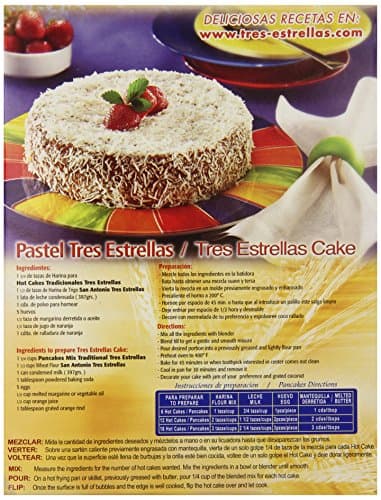 Tres Estrellas Traditional Hot Cakes Mix, 17.6 Ounce (Pack of 12) - Image 3