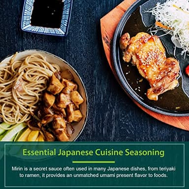 Soeos Mirin Cooking Wine, 16.9 fl oz (2 * 500ml) Pack of 2, Traditional Rice Wine, Authentic Natural Sugar Cooking Wine, Sweet Rice Wine for Cooking and Condiments, Premium Mirin Cooking Wine. - Image 7