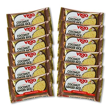 Vigo Authentic Coconut Ginger Rice, Imported Jasmine (Coconut Ginger, 8 Ounce (Pack of 1)) - Image 3