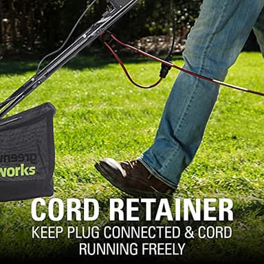 Greenworks 13 Amp 14-Inch Corded Dethatcher / Scarifier, DT13B00 - Image 9