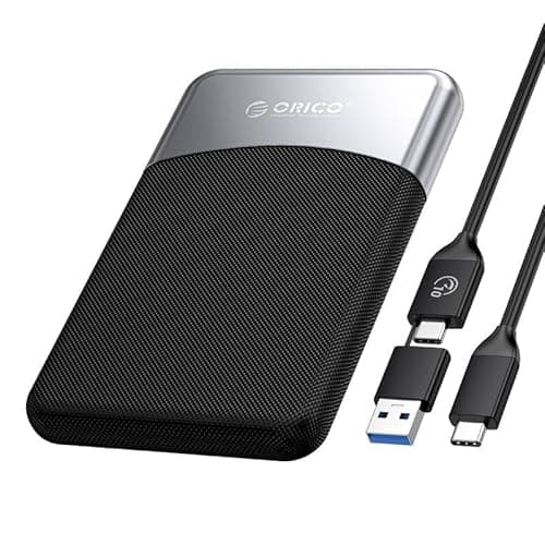 ORICO 1TB External SSD with 2 in 1 USB C Cable, Portable Solid State Drive USB 3.2 Gen 1 Up to 460MB/s, Dust and Drop Resistance, Reliable Storage for USB-C Smartphone, PC, Tablet, Labtop - M25PRO - Image 1