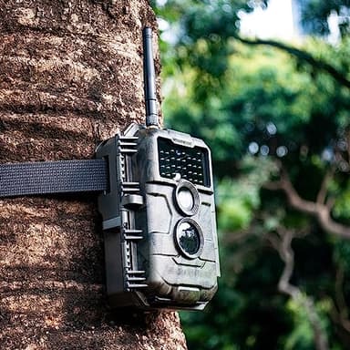 GardePro E6 Trail Camera WiFi 48MP 1296P Game Camera with No Glow Night Vision Motion Activated Waterproof for Wildlife Deer Scouting Hunting or Property Security, Camo - Image 2