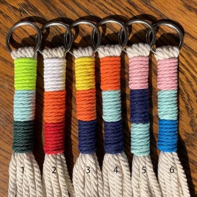 TineDew Plant Hanger Macrame,Macrame Plant Hangers Indoor and Outdoor use for pots 4-8 inch,Macrame Plant Holder with Colorful Cotton Rope,Original Design(Yellow) - Image 6