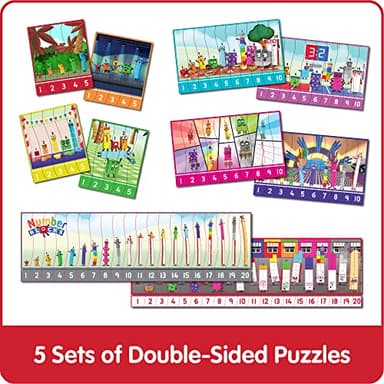 hand2mind Numberblocks Sequencing Puzzle Set, ﻿Sequence Cards, Matching Game, Math Toys, Toddler Educational Toys, Preschool Learning Activities, Kids Birthday Gifts, Easter Basket Stuffers for Kids - Image 7