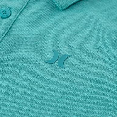 Hurley Boys' Performance Polo Shirt, Harbor Green Heather - Image 4