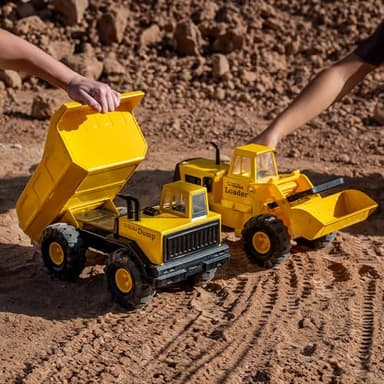 Tonka Retro Front Loader - Collector's Edition - Made with 2X More Steel, Kids Construction Toy, Metal Truck, Toy Truck for Boys and Girls, Kids, Toddlers, Ages 3+ - Image 9