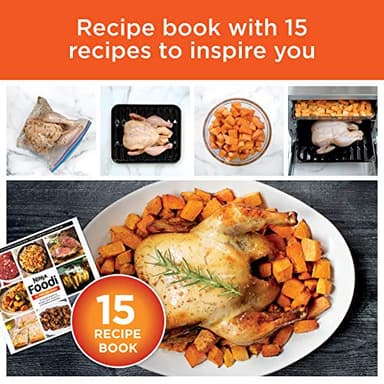 Ninja Air Fryer & Toaster Oven | Foodi Series, XL Pro Air Oven Kitchen Countertop Convection | 10-in-1 Functions | Fits a 5-lb Chicken & Sheet Pan of Vegetables | 1800 Watts | Stainless Steel | DT201 - Image 11