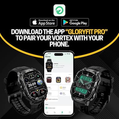 CARBINOX Vortex Smartwatch (Answer/Make Calls), Military-Grade Rugged Fitness Tracker, IP69K Waterproof, Sport Design for Active Lifestyles - Image 7