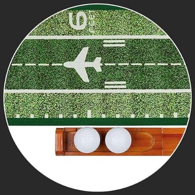 Kalramay Putting Green, Indoor Putting Green, Realistic Speeds, Automatic Ball Return, and No Hump Design – Perfect for Home, Office, or Patio – The Ultimate Gift for Golfers - Image 6