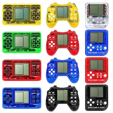 SSRMX 12Pcs Video Game Party Favors for Kids, Arcade Video Game Keychain Video Game Party Supplies - Image 1