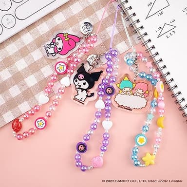 iFace Hello Kitty and Friends Beaded Wristlet Universal Phone Charm Strap - Cute Wrist Chain Lanyard Aesthetic Decor Strap for Cell Phone Camera Keys AirPods Keychains – Gudetama - Image 5
