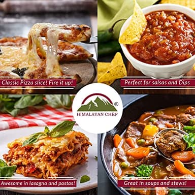 Himalayan Chef Red Crushed Pepper Shaker - Organically Crushed Red Chili Pepper Flakes Great for Pizza, Chowder, Seafood, and Pasta (3.88 Oz) - Image 7