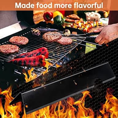 OTAMECE Flavorizer Bars and Heat Deflectors Replacement for Weber Genesis II (3+5 Genesis II) - Image 7