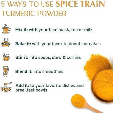 HANDPICK, Turmeric Powder with Curcumin (397g/14oz) Lab Tested for Heavy Metal | Gluten Free | Made from Turmeric Root | Raw Turmeric Powdered from India - Image 7