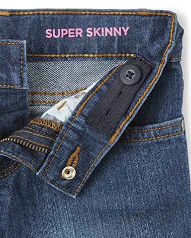 The Children's Place Girls Super Skinny Jeans,Black Wash/Lt Indigo/Victory Blue Wash 3 Pack,10 - Image 3
