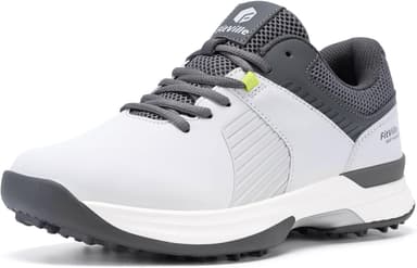 FitVille Extra Wide Men's Golf Shoes Waterproof, Professional Outdoor Spiked Golf Shoes for Men with Arch Support - Image 2