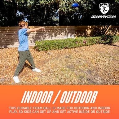 Nerf Pro Grip Football, Blue, Classic Foam Ball, Easy to Catch & Throw, Sports Toys, Christmas Gifts or Stocking Stuffers for Kids - Image 5