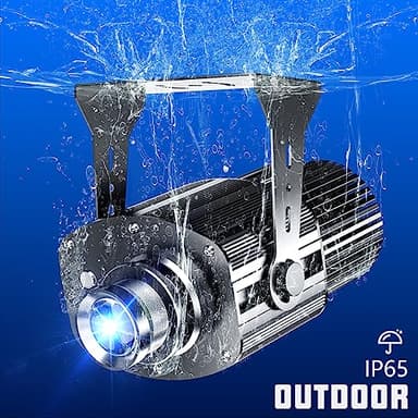 Custom 𝐥𝐨𝐠𝐨 𝐩𝐫𝐨𝐣𝐞𝐜𝐭𝐨𝐫 GOBO for Store Business Outdoor and Indoor Image led Lights 𝐢𝐩𝟔𝟕 Waterproof with Remote Control 150watt - Image 6