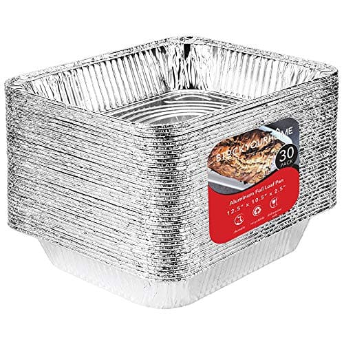 Stock Your Home Aluminum 9x13 Disposable Foil (Pack Of 30) – Half Size Deep Steam Table for Cooking, Heating, Storing, Prepping Food - Image 1