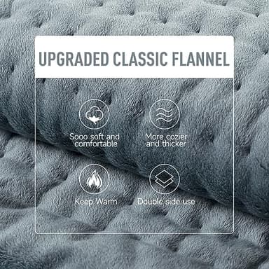 Heating Pad for Back Pain Relief & Cramps, KOT Heating Pads with Auto Shut Off Large, 6 Heat Settings Electric Heated Pad, Gifts for Women, Gifts for Men, 12" x 24" - Image 8