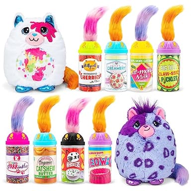 Basic Fun Misfittens Cats - Surprise Collectible Plush - Series 3 Wild Cats, Kittens, Stuffed Cat Plushie, Furry Surprise Toy for Girls, Boys, Kids and Toddlers Ages 3+ - Image 1