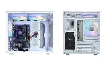 suevery Gaming PC Ryzen5 5600GT（3.8GHz Up to 4.4GHz Nvme SSD 1TB 16GB RAM WiFi 6 Prebuilt Towers Desktop Computer - Image 2