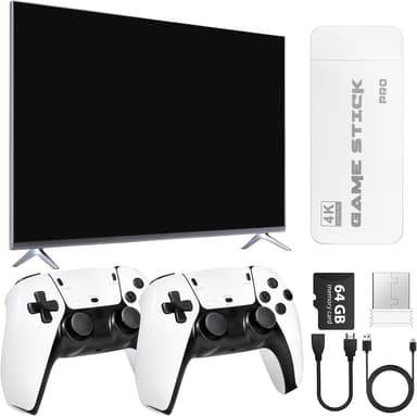 20000+ Wireless Retro Gaming Console, Retro Gaming Stick,Classic Retro Play Plug and Play Video Gaming Stick, 4K HD HDMI TV Game Stick (64G - Image 2